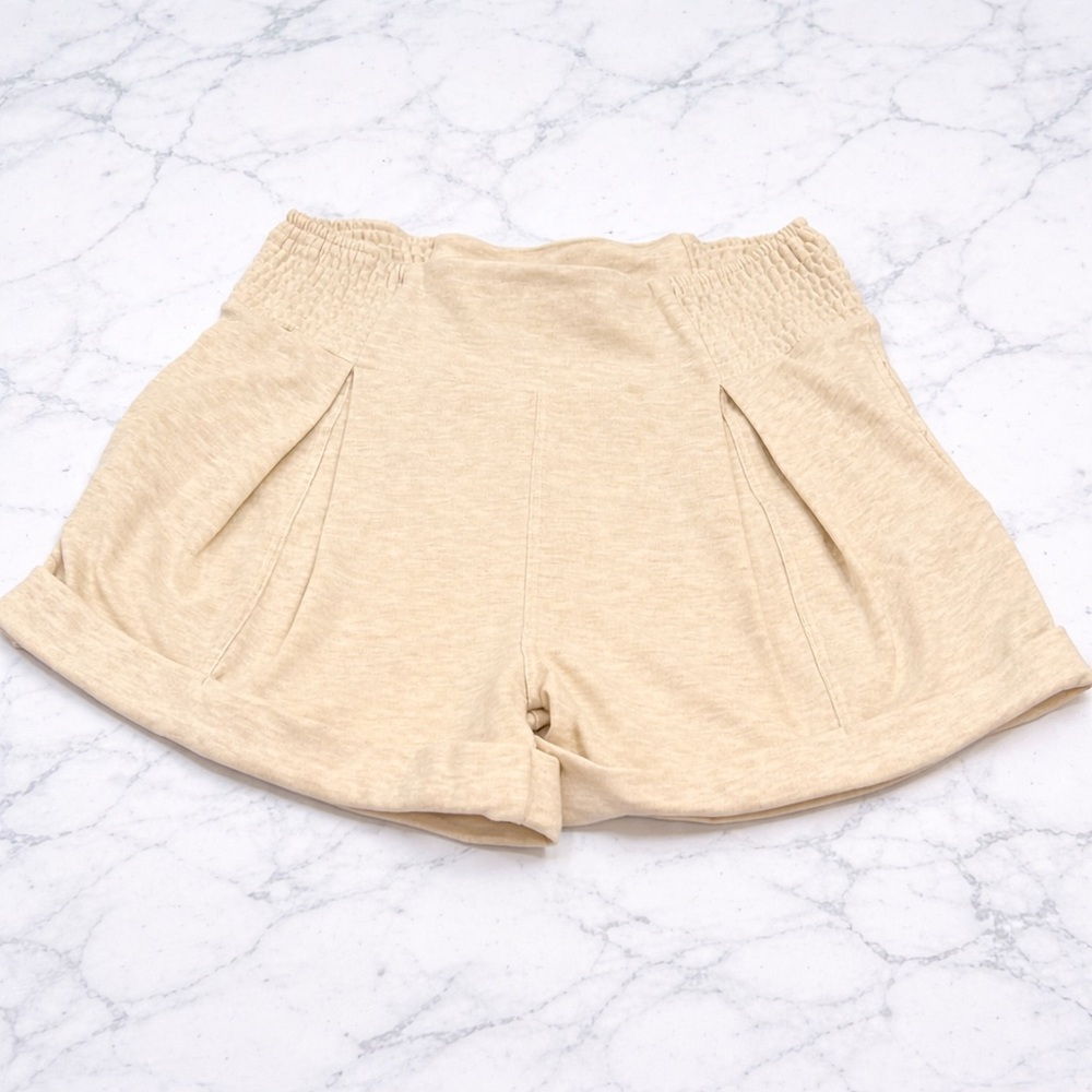 White Birch Cozy Lounge Shorts Soft Stretch Elastic Waist L XL